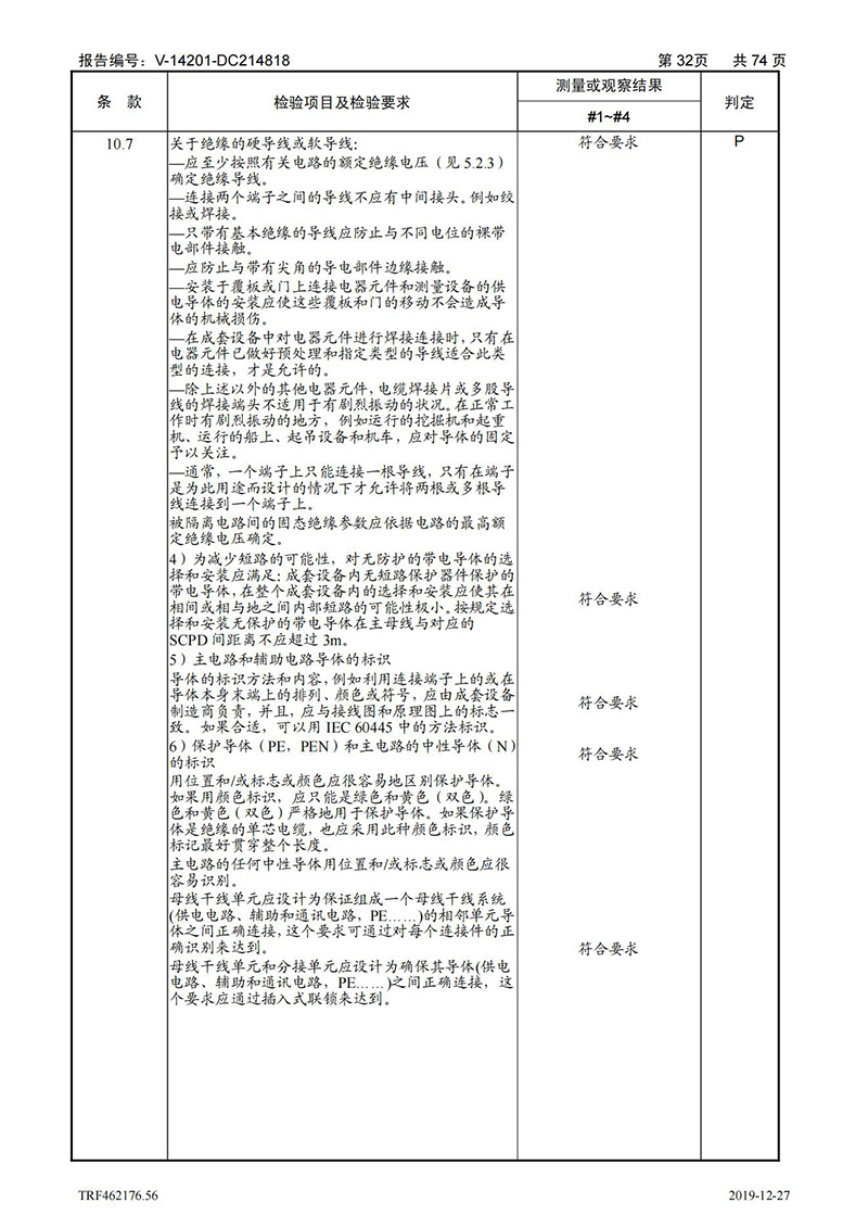 母線槽400A-1250A型式試驗報告_32